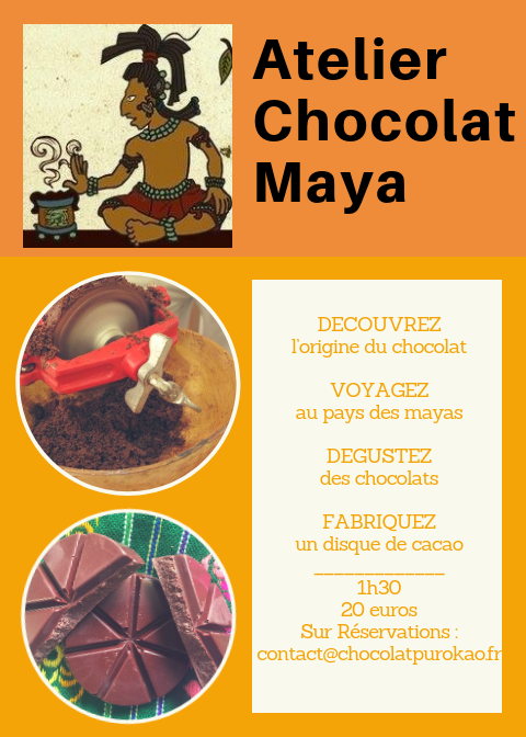 poster atelier chocolat maya