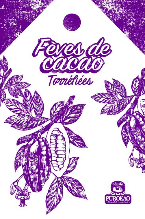 fèves de cacao torréfiées 1