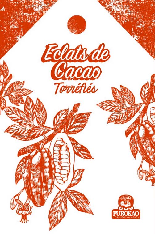 éclats de fèves de cacao torréfiés 1
