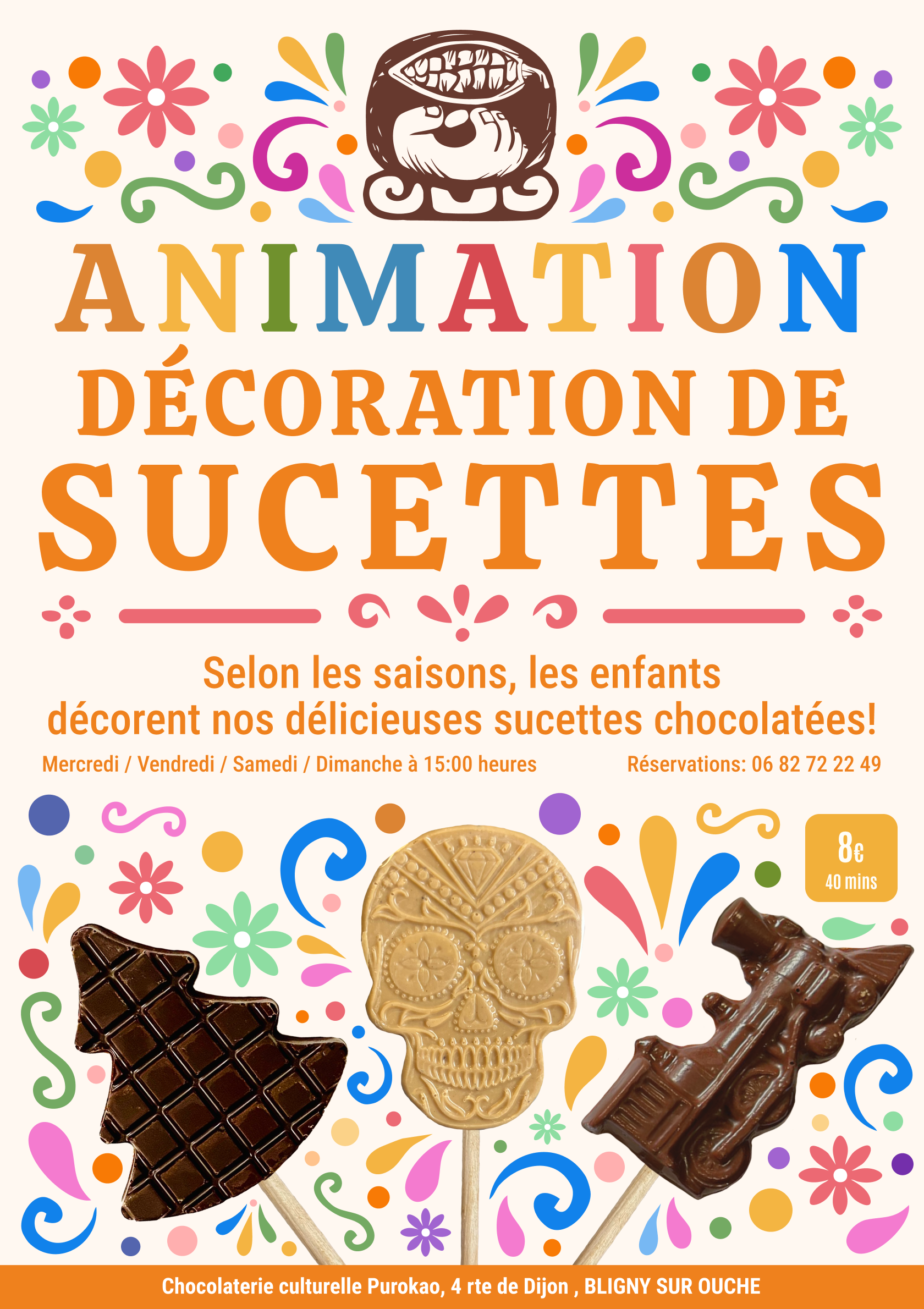 Flyer deco sucette 2025
